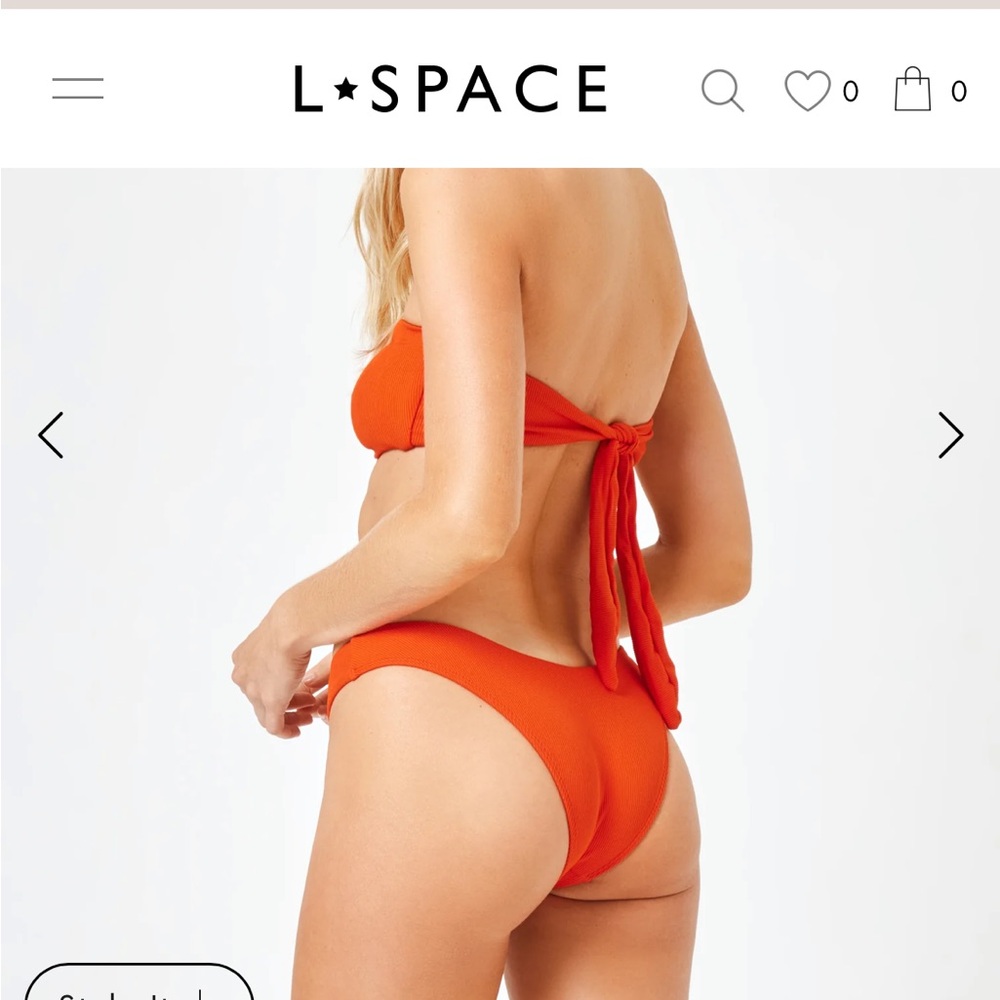 L*SPACE Rocky Bikini Bottom Size M